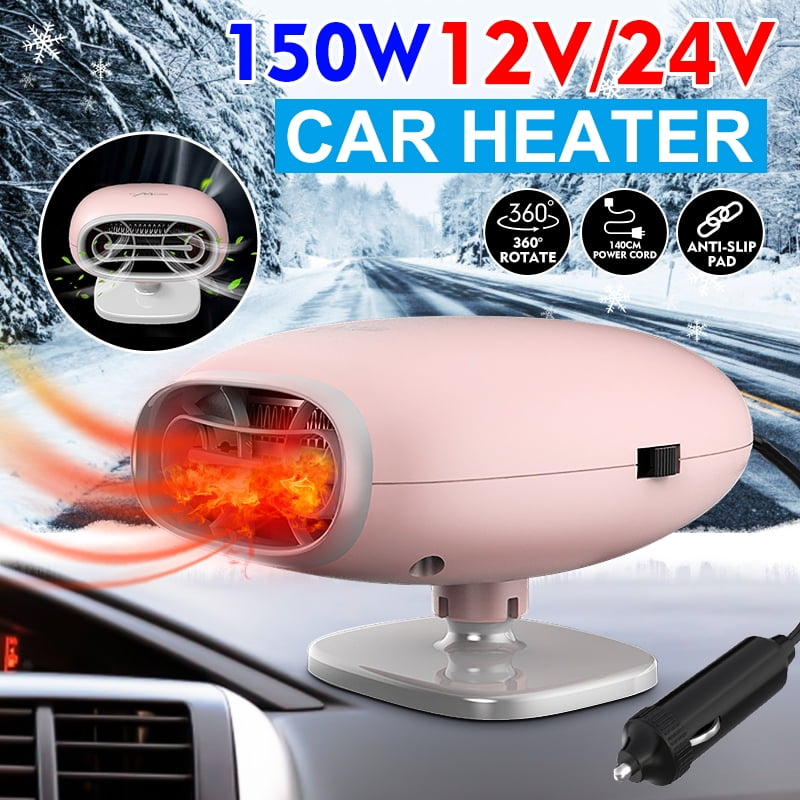 12V 150W Anion Auto Calentador Fan Defroster Demister Machine para Uso en el hogar del autom/óvil Gris Oscuro Ongoion Demister de Ventana